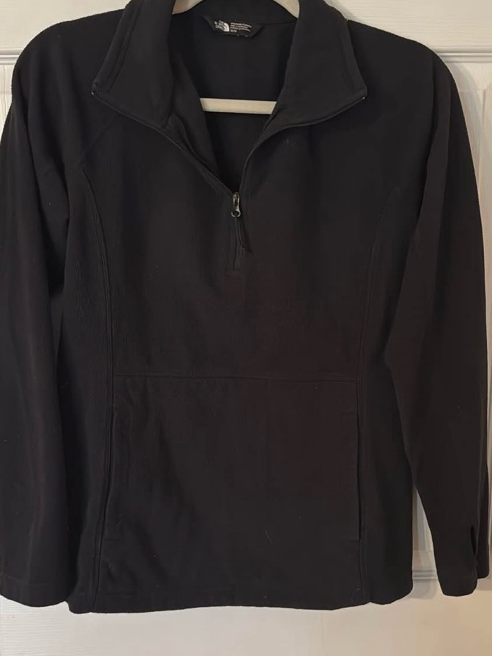 North Face Black Quarter-Zip Pullover Sweatshirt